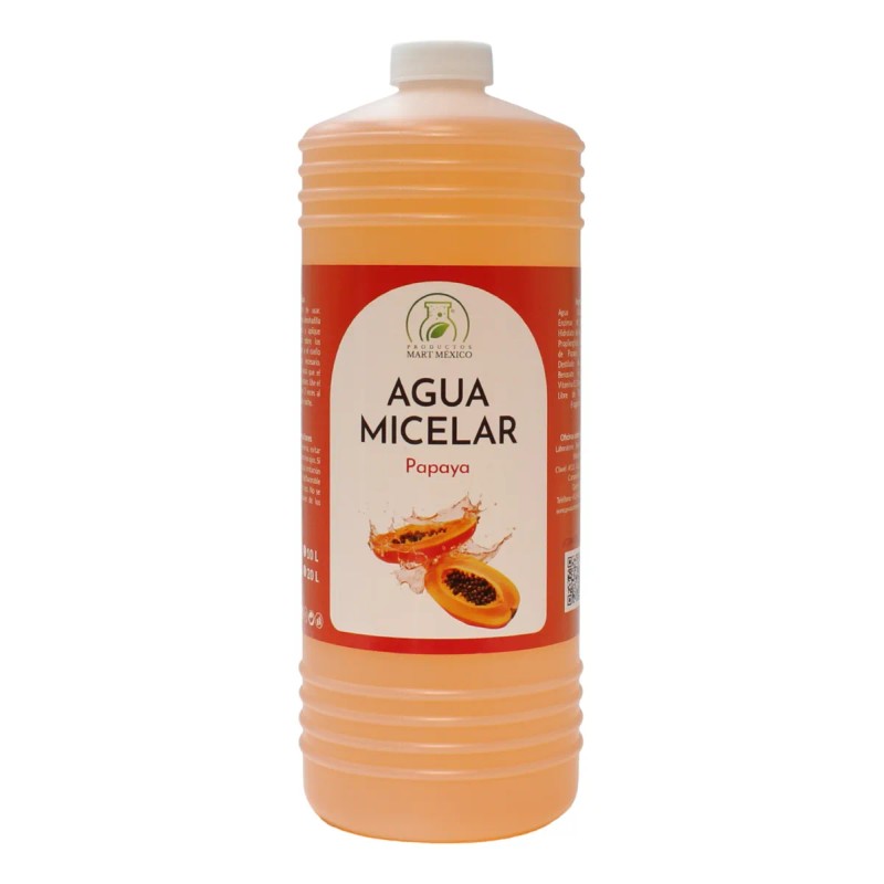 Agua Micelar Papaya Hidratante 1 Litro