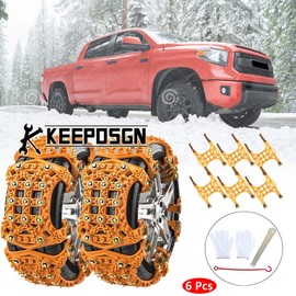KEEPDSGN For Toyota Tundra Pickup Car Wheel Snow Tire Chain AntiSkid Winter Emergency Mud