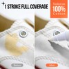 Gain-Art White Fabric Marker for Dark Clothes - Wash-Resistant, No