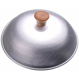 M.V. Trading Aluminum Dome Wok Lid/Cover, 13-Inches, (For 14" Wok), 18 Gauge, USA Made