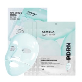 VT COSMETICS Mascarilla De Hidrogel Pdrn(33 G X 4 Unidades) Mascarilla Nocturna Nutritiva Y Rejuvenecedora Intensiva, Repara La Piel, Aumenta La