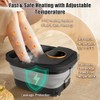 Foot Spa Bath Massager with Heat, Bubble, Temperature Control, Remote