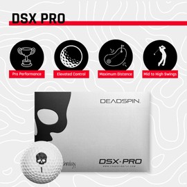 Deadspin Golf DSX Pro Golf Balls - 12 Premium Urethane Golf Balls for Elite Golfers
