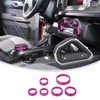 Linskip Dashboard Control Knob Trim Set for Ford Bronco 2025-2021,