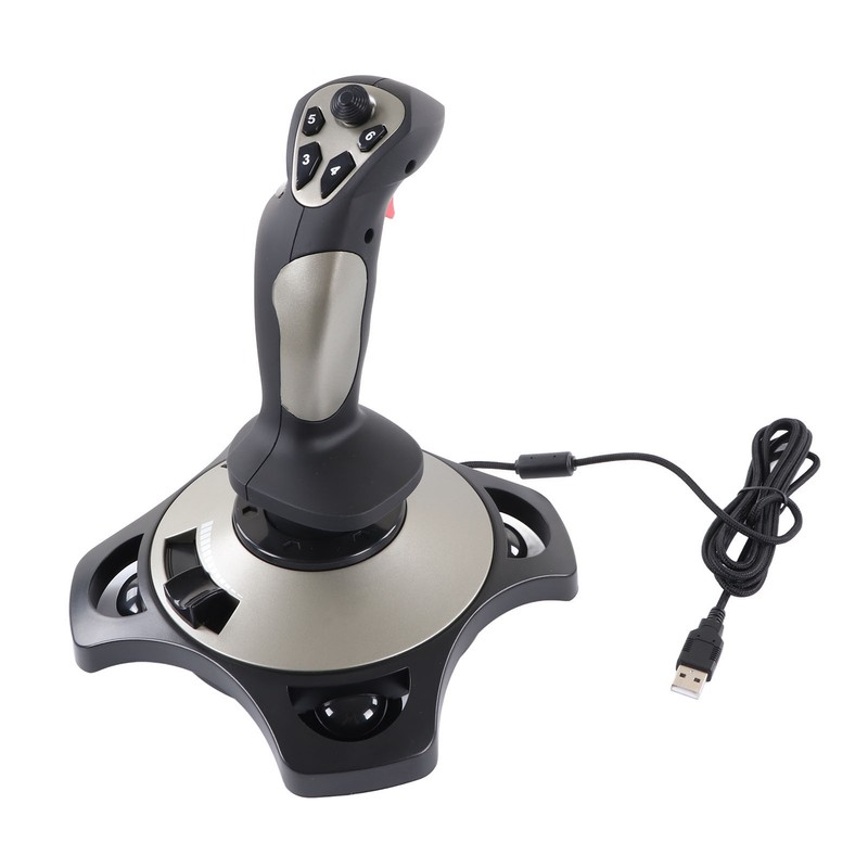 PC Joystick 2113 Pro Simulation USB Game Controller with Vibration