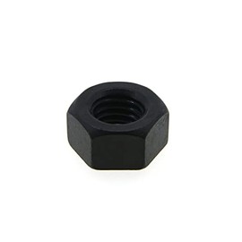 Stainless Steel/SS Black Hex Nut [1 Type] M6 (10 Pieces)