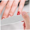 FOMIYES 10pcs Square Nail File Set Sponge Nail Files for