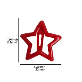 21 Pcs Star Snap Clip For Girl,Cute Star Barrettes Women Simple Metal Snap Clip Headdress Hair Jewelry Accessories,Suitable for girls to clip long hair, curly hair, and short hair in daily life.