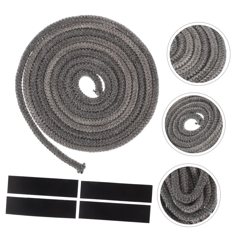 KOMBIUDA Fiberglass Rope Seal Gasket for Wood Stove Door Replacement