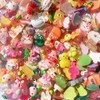 FULUSODO 60pcs Slime Charms Cute Set, Bulk Mixed Resin Charms