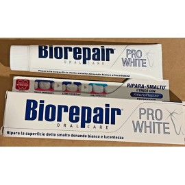 Biorepair PRO WHITE Oral Whitening Repairs Enamel PLUS toothpaste 2.5 OZ / 60ML