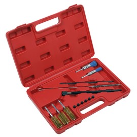 Sealey Injector Bore Cleaning Brush Set 14pc - VS1900, Red
