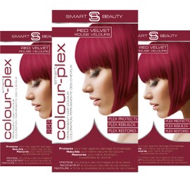 Smart Beauty Dark Red Velvet Color (Pack of 3)