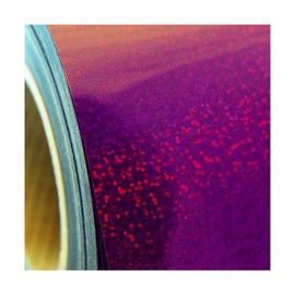 Threadart Holographic Purple 20" Heat Transfer Vinyl Film | Sold by the Yard | Compatible with Cricut Explore, Cricut Maker, Silhouette Cameo and all other Vinyl Cutters