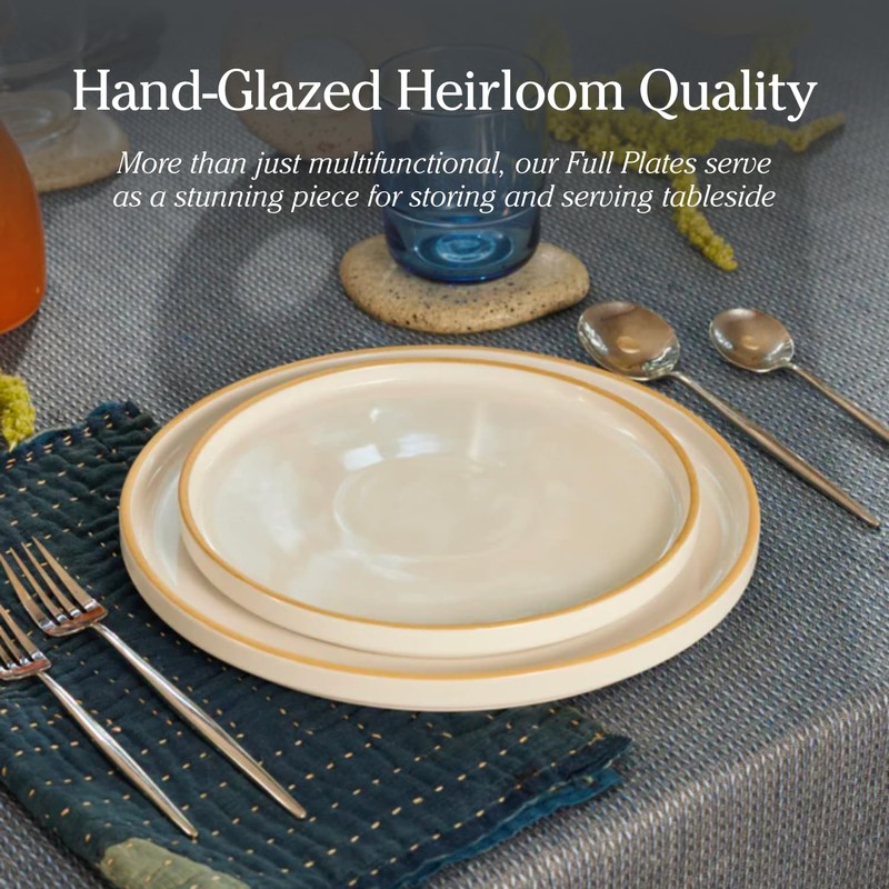 Our Place Dinner Plates - Set of Four 10.5” Handcrafted