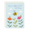 James Ellis Bees and Flowers Birthday Card