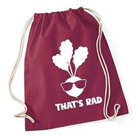 Hippowarehouse That's rad Drawstring CottonSchool Gym Bag 37cm x 46cm, 12 litres