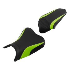 TCMT Black & Green Driver Passenger Seats Fit For Kawasaki Ninja 400 18-24 Z400 19-24
