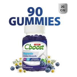 Gomitas Magnesio Cboost Teanina Manzanilla Unidades