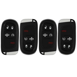CCIYU Smart Key Fob 2014-2018 Fit for Jeep Cherokee 2.4L,Keyless Entry Remote2014-2018 Fit for Jeep Cherokee 3.2L(fits Part GQ454T,68159657,68159657AG,68159657AB)