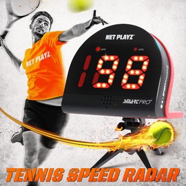 Tennis Radar Guns Speed Sensors (Hands-Free) - Measure Serve, Racquet & Ball Speed, High Tech Gadget & Gear for Tennis Players