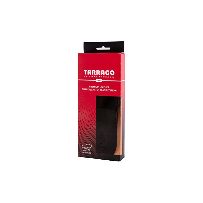 Tarrago Original Therapies 3/40 Premium Leather Insole, Black Edition