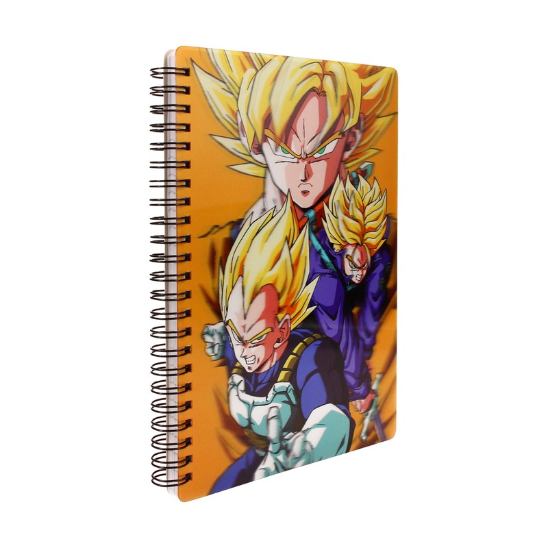 Redstring 3D Dragon Ball Z Saiyans Notebook, Multi-Coloured (RS531135)