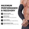 DFND Unisex Active Ax Compression Arm Sleeves – 360° Graduated