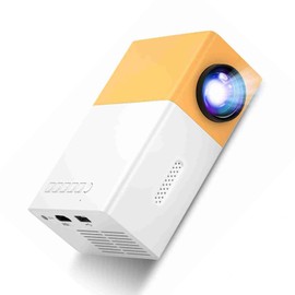 Portable Projector 400-600lm High Definition Movie Projector for Indoor Outdoor Use