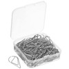 TA-VIGOR 150Pcs Paper Clip, 25mm Drop-Shaped Paperclips Bookmarks, Cute Decorative