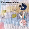 Lxnoap 10 pcs Cloth Diaper Pins Stainless Steel Traditional Safety