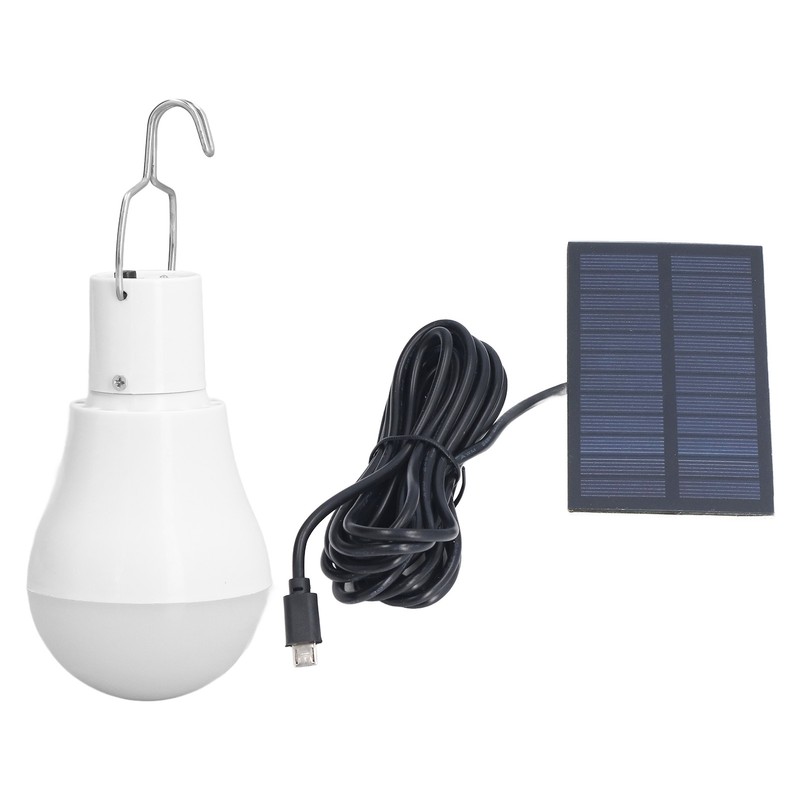 Solar Light Bulb Energy Saving White Light USB Solar LED