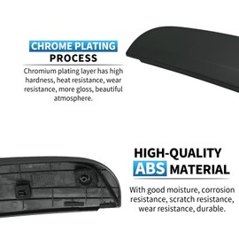 MDEOOSKY Rear Left Door C Pillar Molding(Driver Side), Black Smooth Surface Door C Pillar Garnish Cover, Replacement for KIA Sportage 2011‑2016, 832803W000, 83280-3W000