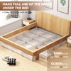 PHINOX Under Bed Storage, Under the Bed Storage Containers with