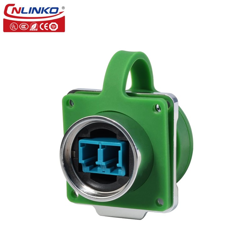 CNLINKO DH-24 Fiber Optic Connector, LC Single Mode Dual Core,