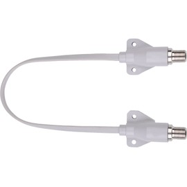 DUR-line® Professional Window Feed-Through (Pack of 2) M - 21 cm Cable Length - Minimum Damping Maximum Shielding - Integrated Aluminium Core - 30,000 Window Closures - No Drilling - Extremely