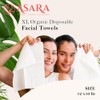 Asara XL Disposable Facial Wipes for Sensitive Skin