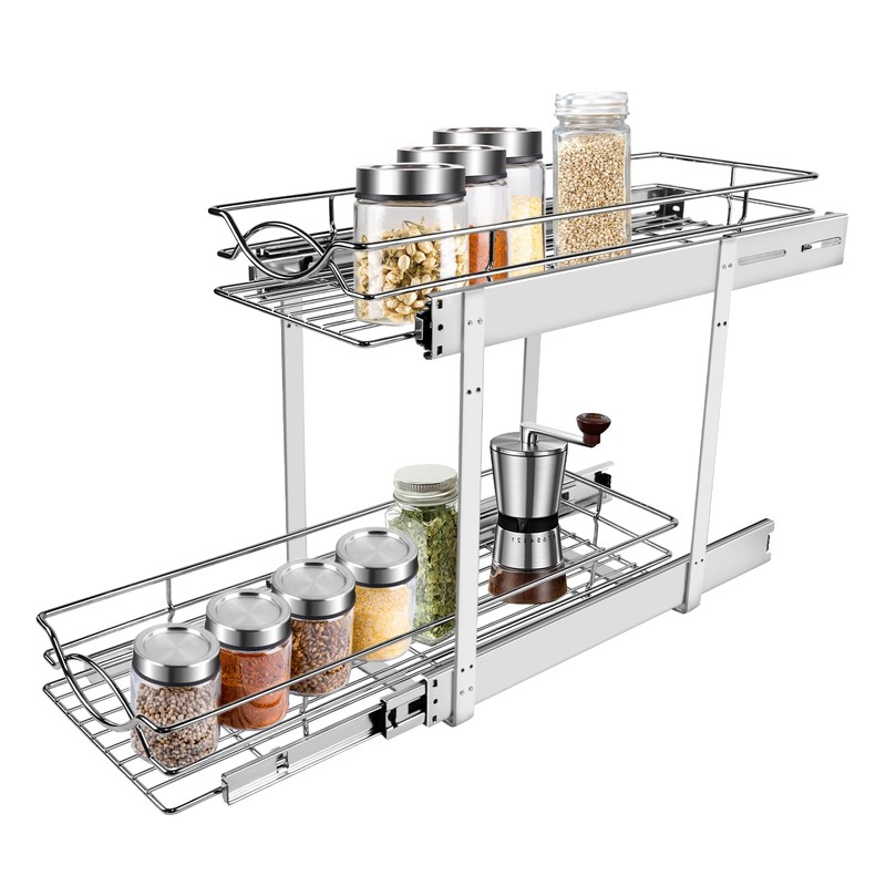 Sikarou Pull Out Cabinet Organizer 7" W x 21" D