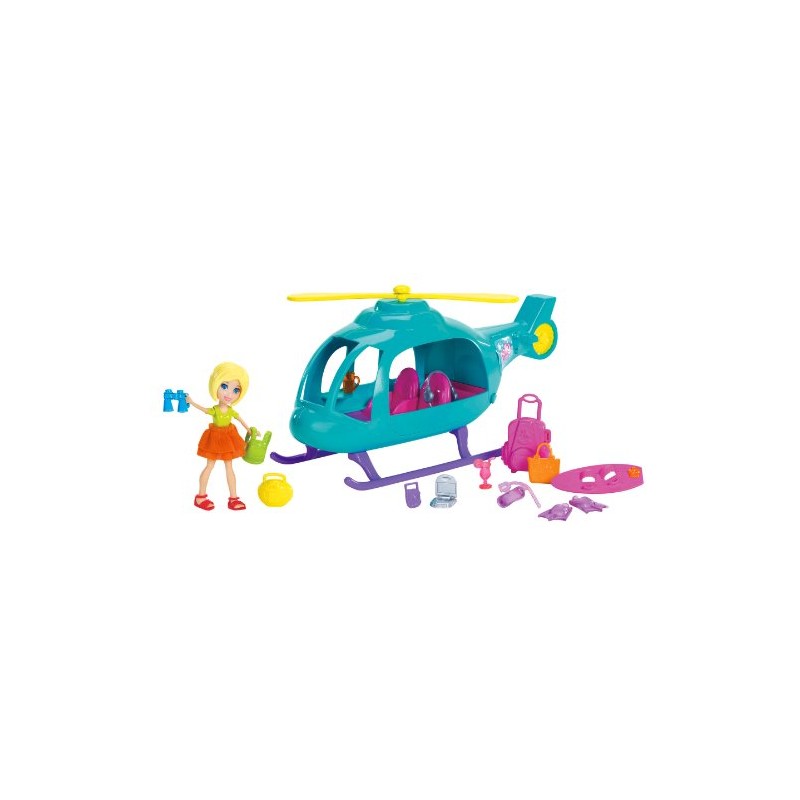 Polly Pocket Vacation Helicopter Playset
