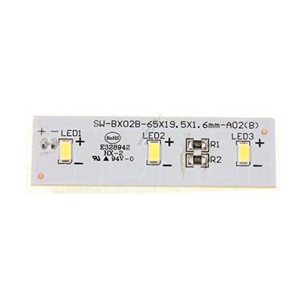 Genuine Candy Hoover 49031078 Fridge LED Light Circuit Plate Assembly