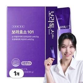 Boratox Bora Enzyme 1.01 Million Dual High-Acid Natural Fermented Enzymes 3g x 30 packets 1 box / 보라톡스 보라효소 101만 듀얼 고역가 자연 발효 효소 3g x 30포 1박스