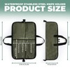 Zisqerts Heavy Duty Knife Roll for Chefs - Waxed Canvas