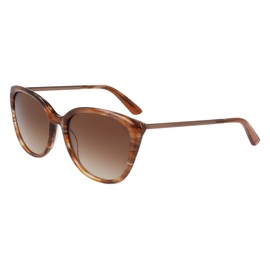 Anne Klein Women's Sunglasses AK7069 - Mocha Horn with Brown Gradient Lens