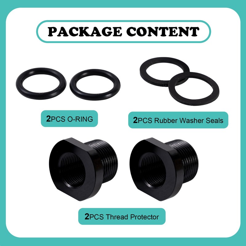 Rislobx 2 Pack 1/2 * 28 ID to 5/8 *