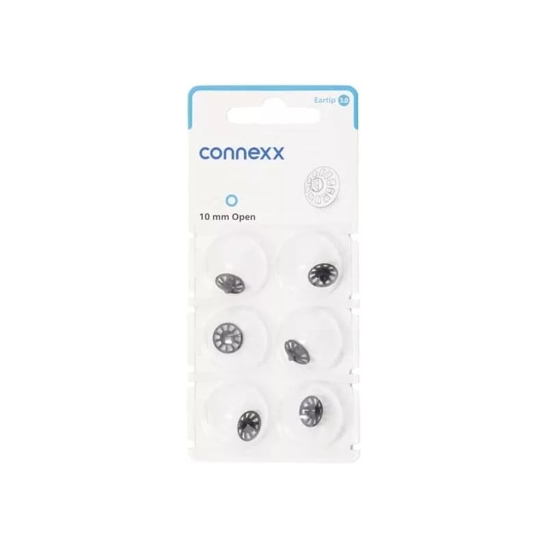 Siemens Signia Connexx 3.0 Hearing Aid Domes Tips 10mm Open