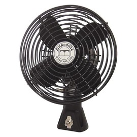 Maradyne Bolt-On Fan, 2.7A, Blk Painted Steel, 12VDC