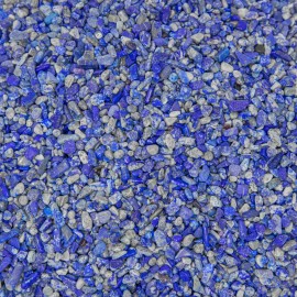 Tumbled Lapis Lazuli Crystal Stone Chips Bulk Natural Gemstone Undrilled Beads - 4 OZ
