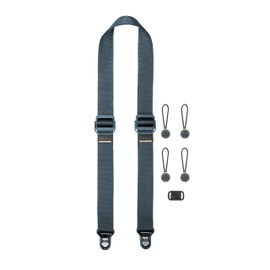 Peak Design Slide Lite Camera Strap, Ocean, Configurable as a Sling, Neck or Shoulder Strap, Quick Release and Connection, Smooth and Grippy Side, Camera Straps for Photographers, 200 lb Capacity