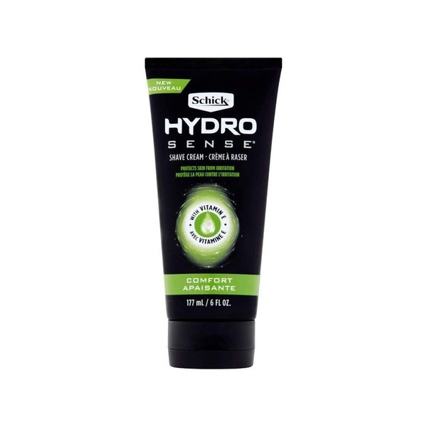 Schick Hydro Sense Comfort Shave Cream for Men, 6 Ounce, 3 Count