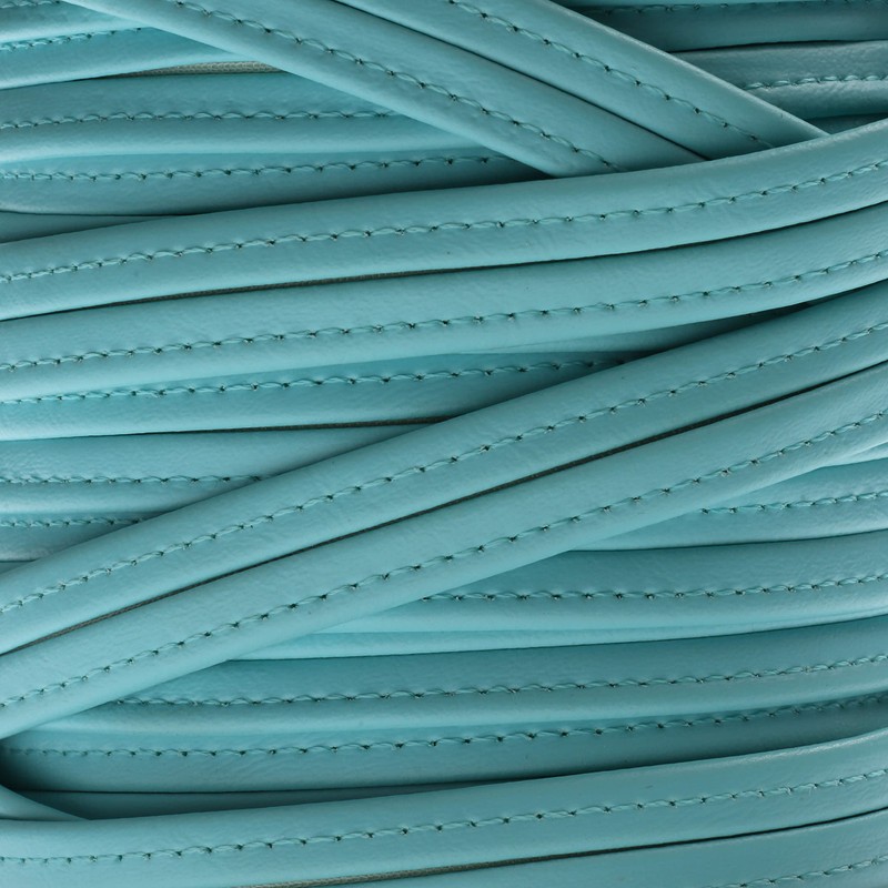 Hidem Marine Vinyl Upholstery Trim Light Blue Sample 3" Boat